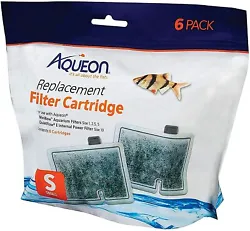 Fits Aqueon QuietFlow Filter: E Internal Power Filter Size 10 and MiniBow Aquarium Filters Size 1, 2.5 and 5.