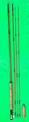 Hardy Palekona Salmon Deluxe. 9 1/2’, 8 weight Salmon Rod or large trout . The rod is marked 7 but that’s an...