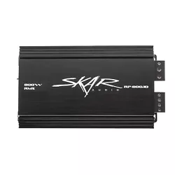Skar Audio engineered the RP-800.1D Class D monoblock subwoofer amplifier to be dominant in both power and reliability...