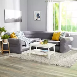 The Inflatable Couch is a Corner Sofa that works as a great addition to any living room, rec room, or even to take...