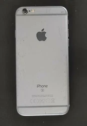 Coque arrière Iphone 6s modèle A1688 argent. Expédition sous enveloppe bulles, en lettre suivie gratuite.