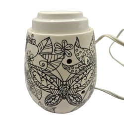 This Scentsy Reimagine electric oil/wax warmer is a rare find and perfect addition to any home. The beautiful paisley...