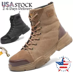 These safety shoes can also work as hiking shoes for outdoor use. PROTECTIVE STEEL TOE CAP: After repeated impact...