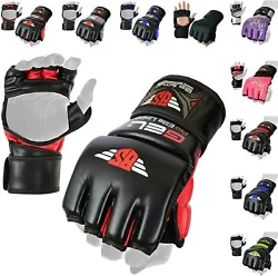 Authentic Be Smart Rex Leather MMA Gloves Gel Integrated. TheBe Smart gloves also have an accurate ergonomic design...