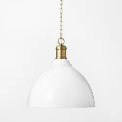 Dropping gracefully from the stationary ceiling mount, this pendant light looks great above your dining table or...