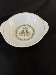 Noritake Hermitage Small Round Bowl -1960s-1970s Bird Pattern China. This is used. But in great shape, only 1.