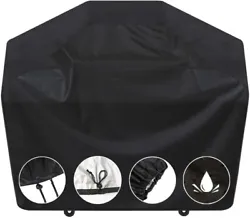 1 × BBQ Grill Cover. Easy to Maneuver - The cover can easily fold into a bag that is convenient for you to carry...
