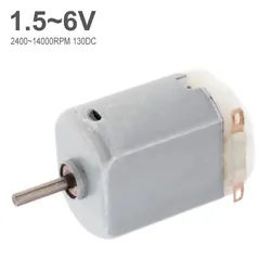 Speed: 2400RPM(1.5V); 5000RPM(3V);14000RPM(6V). 5 x Micro DC Motor. Type: Micro Motor. - The casing is made of...