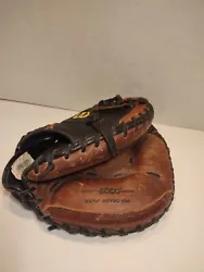 A used baseball catcher mitt for someone to enjoy at a game or add to their collection.