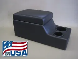 New made in the U.S.A. Deluxe Fully Upholstered Black Center Console for the Ford Interceptor Sedan (Taurus body) and...