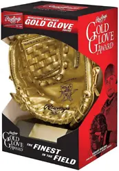 Mini Rawlings Gold Glove Award. OFFICIAL RAWLINGS GOLD GLOVE AWARD REPLICA. Sport Type Baseball. Color Gold. Part...
