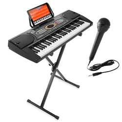 Learn to play songs quickly with single and fingered chords, along with an auto-bass function. Built-in recorder with...