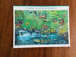PACIFIC COAST RAIN FOREST (33) FACE MNH 2ND IN SERIES. Pacific Coast Rain Forest Mint Sheet of 10. US SCOTT 3378 SHEET...
