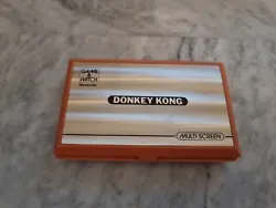Nintendo Donkey Kong DK-52 Game & Watch Multi Screen Système Portable - Orange. Fonctionne parfaitement