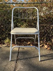 AIRLITE Vintage Aluminum Folding Chairs - SET OF 4.