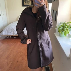 Vintage Patagonia Fleece Lined Long CoatFleece lined, long lengthFull zip up the front, interior pocketsSize mediumGood...