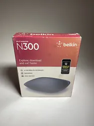 Belkin N300 Wi-Fi N Router 300 Mbps 4-Port 10/100 2.4 GHz Wireless. Condition is 