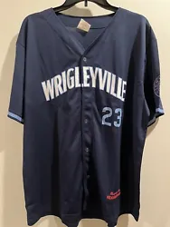 Chicago Cubs Wrigleyville Replica City Connect Jersey Size XL SGA 9/8/23 NEWBin F