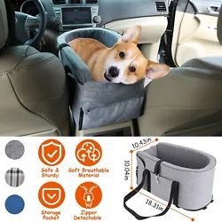 Pet Car Ride Assistant: Our multifunctional console car seat is a perfect and affordable choice for you to solve pet...