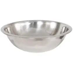 CRESTWARE MB20. Mixing Bowl,Stainless Steel,20 qt. Item Mixing Bowl, Capacity 20 qt, Material Stainless Steel, Color...