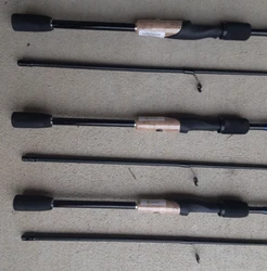 lot of 3 Okuma Cascade II~Spinning~2 piece spinning Rod 6ft 6