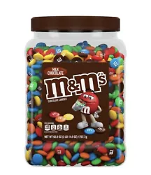 M&MS Milk Chocolate Candy Bulk Jar (62 oz.) Candy.