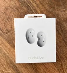 Samsung Galaxy Buds Live SM-R180N Noise Cancelling with ANC Sound by AKG White.