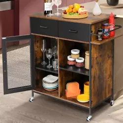 A Must-have for Kitchen: Keep your kitchen tidy and clean with this multifunctional kitchen island. This classic...