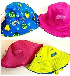 UV Skinz Sun Hat - reversible bucket style. Reversible with 50+upf protection. UPF 50+ Breathable Sun Fabric. Pink or...
