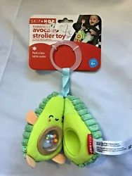 New Skip Hop Farmstand Avocado Interactive Rattling Stroller Baby Toy Ages 0+.