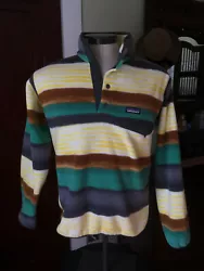 Rare Painted Fitz Stripe pattern.Excellent condition. Base of collar to hem: 27