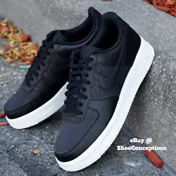 Nike Air Force 1 07 LV8 NOS. Color:Black/Black-Summit White. Special Note.
