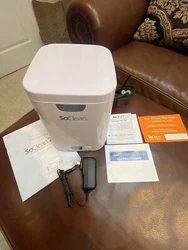 SoClean 2 CPAP MACHINE Cleaner Sanitizer w/ Power Adapter Owners Manual. Good condition