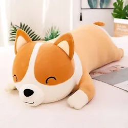 A cute, kawaii corgi squishmallow. A pleasure to behold and hug. This big, giant dog plush will make an excellent toy...