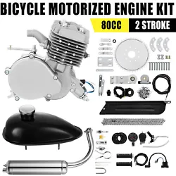 Pro 80cc Bike Bicycle Motorized 2 Stroke Petrol Gas DIY Motor Engine Kit 28