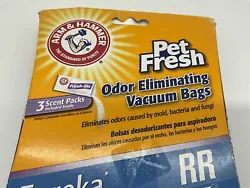 Pet Fresh odor Eliminating vacuum bags for Eureka RR set of 2 bags.