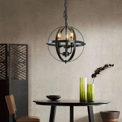 【Geometric Aesthetic Design】: The traditional design of ceiling pendant light is the combination of retro and...