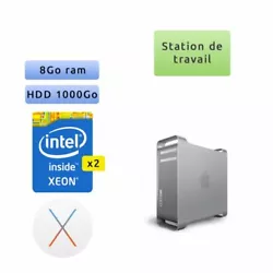 Occasion - Apple Mac Pro 5,1 Eight Core Xeon 2.4Ghz A1289 (EMC 2314-2) - Station de Travail. Modèle : Mac Pro A1289...