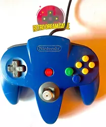 Manette bleu officielle pour Nintendo 64.
