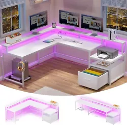 Led light strip with music sync function, built-in sensitivity adjustable mic, led light color will change with the...