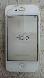Hola vendo Apple iPhone 4s - 16GB Blanco Vodafone, esta en muy buen estado, lo que se ve roto en la foto, es el cristal...