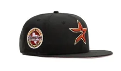 SZ 7 1/4 HAT CLUB EXCLUSIVE 59FIFTY HOUSTON ASTROS 40 YEARS PATCH PINK UV HAT.