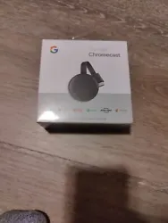 Google Chromecast 3rd Generation Media Streamer - Black (GA00439).