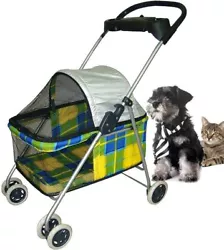 🐶🐶【Easy to Assemble and Install at Will】：The pet stroller can be easily set up in a few minutes through the...