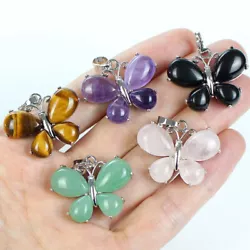 Description： Condition：100% Brand New & High Quality Material：Natural Stone Shape：Butterfly Color：Natural...