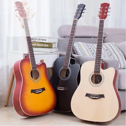 Incredible sound: This beginner acoustic guitar is very suitable for people engaged in music and has an impressive...