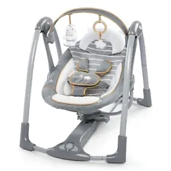 Ingenuity Boutique Collection Baby Swing N Go Portable Rocker Chair, Bella Teddy. Brand new never used. Box has a...