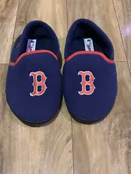 Reebok Boston Red Sox Blue/Red Slip-On House Shoes Slippers Sz 12-13 Hard Sole. Perfect slippers for your little Red...