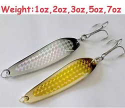 ABOUT THE ITEM: Gold & Silver Casting Crocodile Fishing spoons Choose Weight & Pieces 2 to 20. MAY BE USED FOR: CASTING...