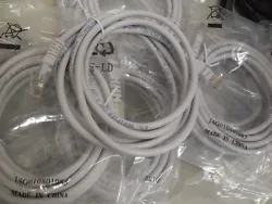 NEW RJ45 CAT5 & CAT5e. 6 Molded Lan Ethernet Computer Network Internet Cable. P/N 14G010801085 or 86 (8 wire).